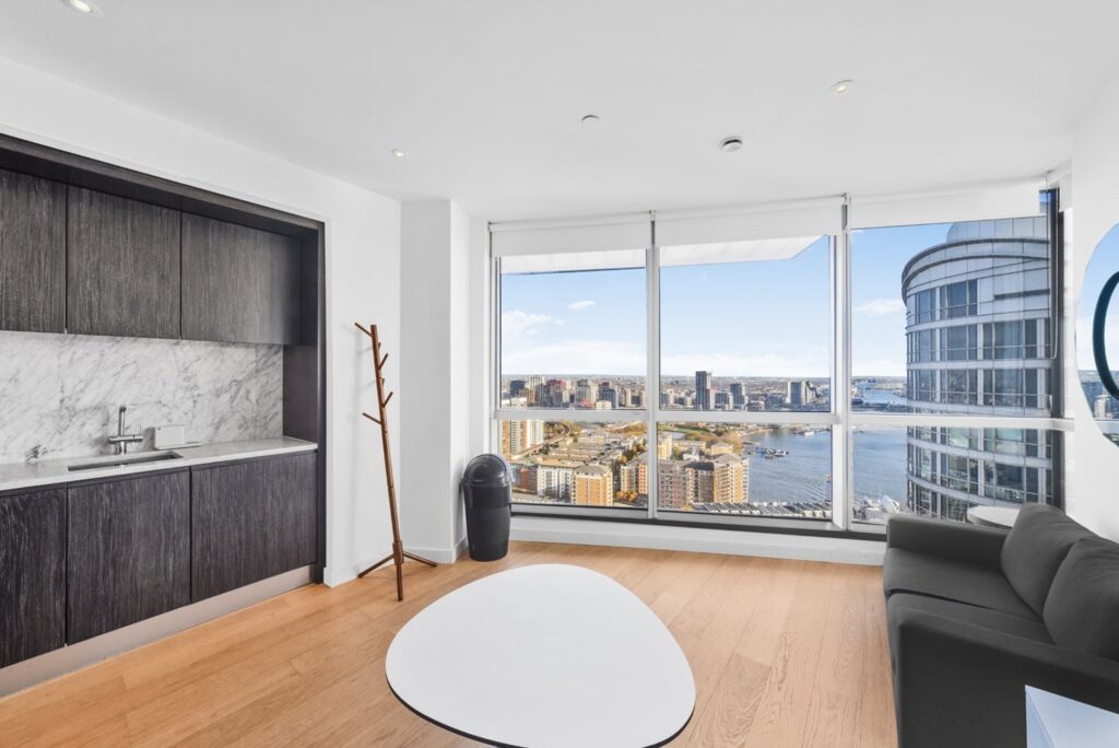 Charrington Tower, Canary Wharf｜单间公寓 — 照片 2