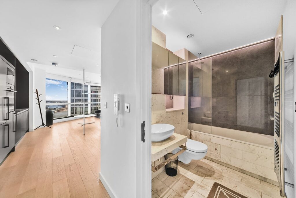Charrington Tower, Canary Wharf｜单间公寓 — 照片 8