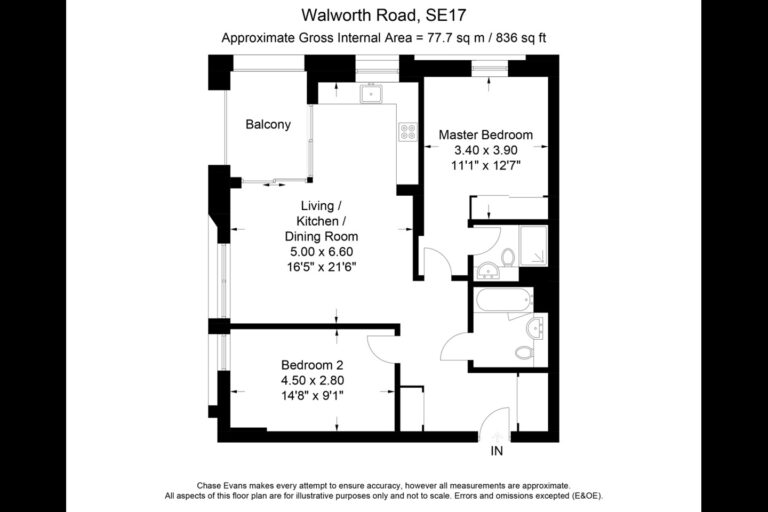 Walton Heights, Elephant & Castle – 2-bedroom apartment — photo 7